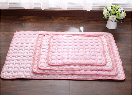 ChillPaws™ – Eisseidene Kühlmatte für Hunde & Katzen