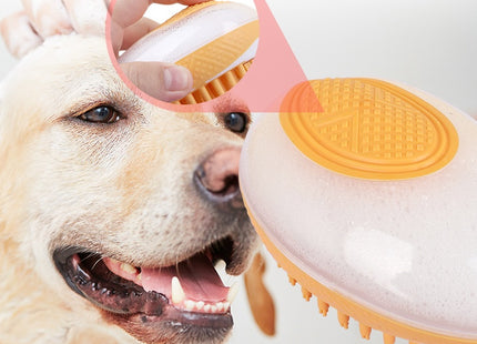 Pawvera WashEase – 2-in-1 Bade- und Massagebürste für Hunde & Katzen