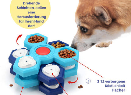 SlowFeast™ – Vierlagiger Slow Feeder Puzzle Napf